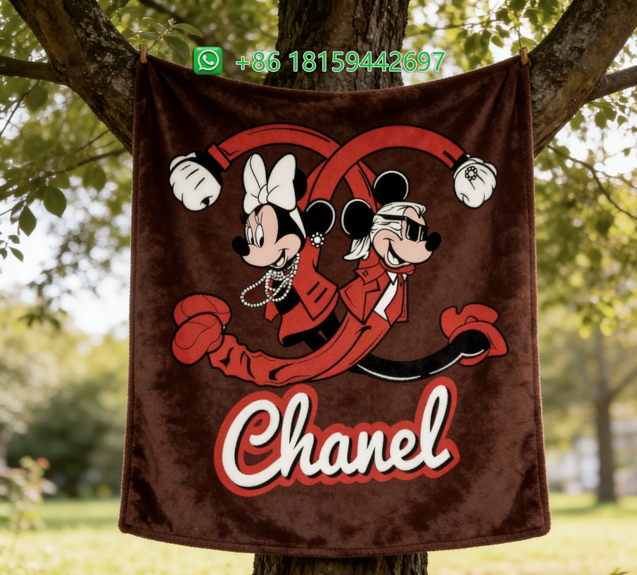 Chanel Throw Blankets